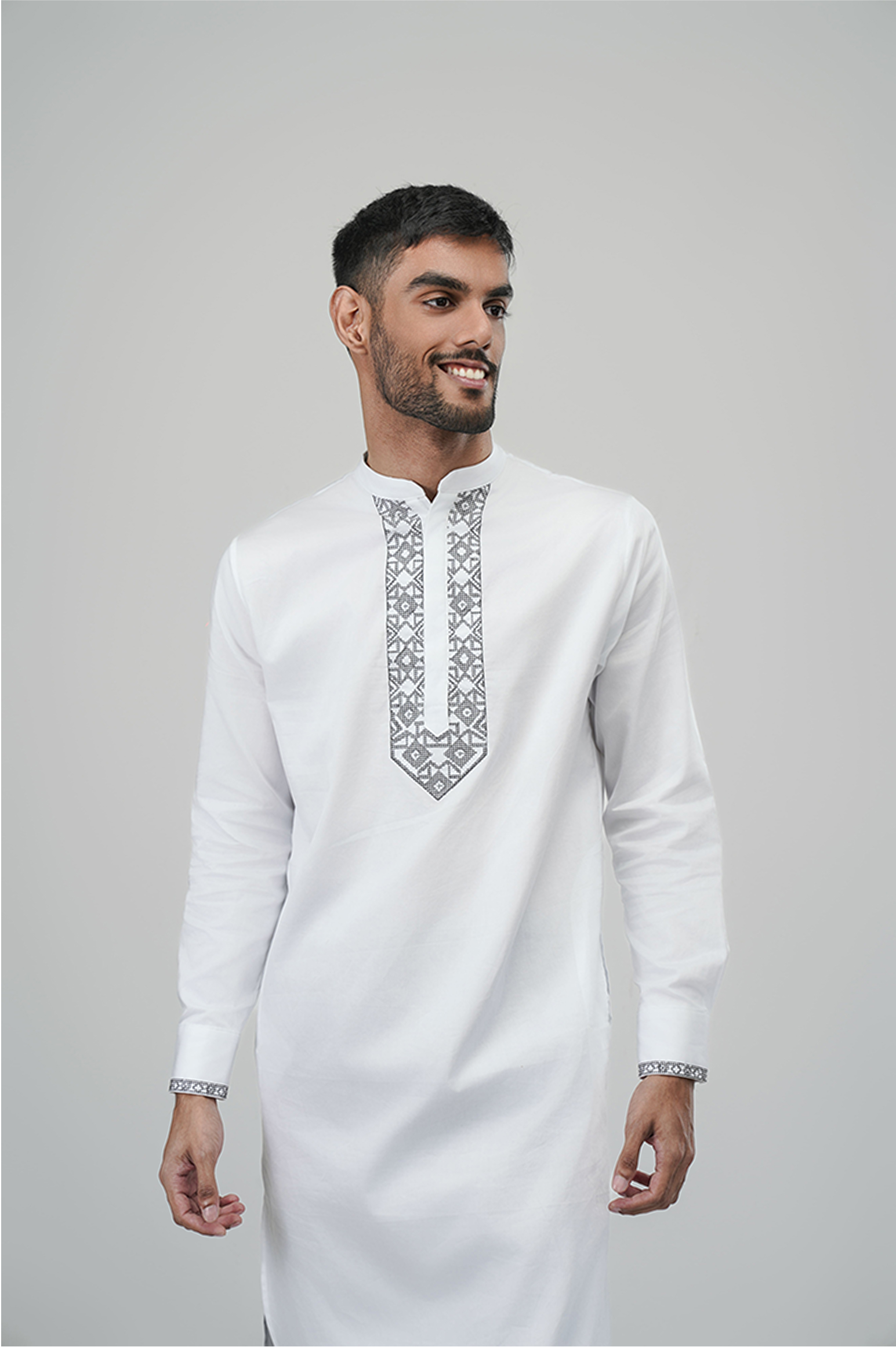 Classic White Kurta